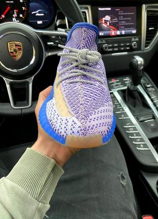 Мужские кроссовки adidas yeezy boost 350 v2 blue yellow 41-425 фото