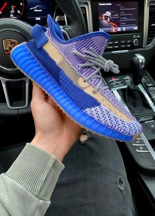 Мужские кроссовки adidas yeezy boost 350 v2 blue yellow 41-42