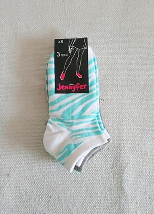 Женские короткие  носки комплект 3шт.  jennyfer франция оригинал2 фото