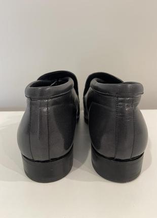 Шкіряні туфлі лофери мокасини бренд bally італія вінтаж4 фото
