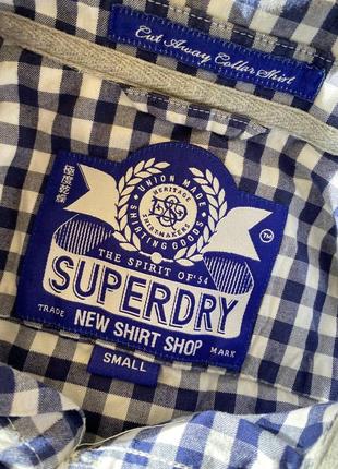 Чоловіча сорочка в клітку від superdry5 фото