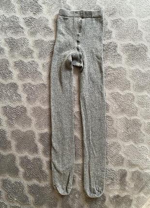 Серые детские колготки//дитячі колготки