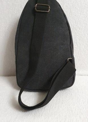 Стильна чоловіча сумка - рюкзак на одній лямці/ рюкзак на одному ремені/ сумка через плече/5 фото