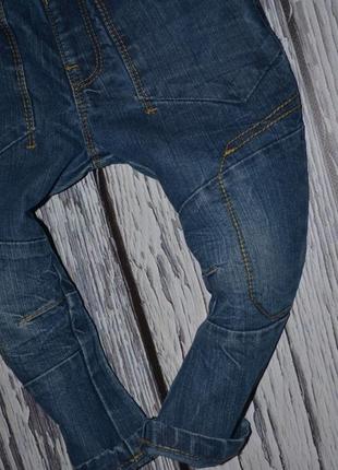 Фірмові джинси скіни для моднявок спортивні 1 - 2 року 86 - 92 см2 фото