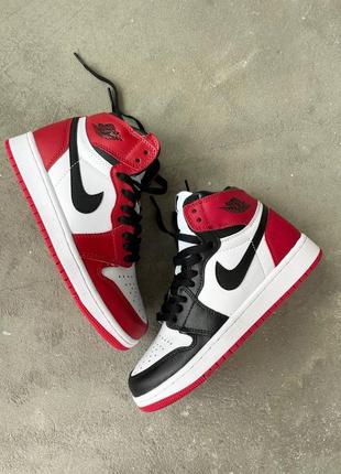 Nike air jordan retro 1 high « chicago » жіночі кросівки найк аїр джордан3 фото