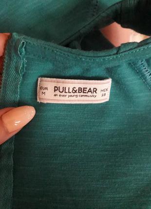 Бирюзовое платье pull&bear3 фото