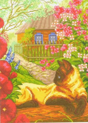 Схема для вышивания крестиком на канве а4:а4-16-79