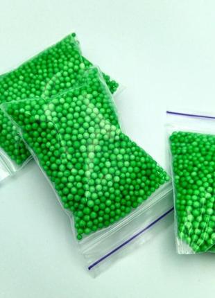 Зелёные шарики для слаймов (50228)2 фото