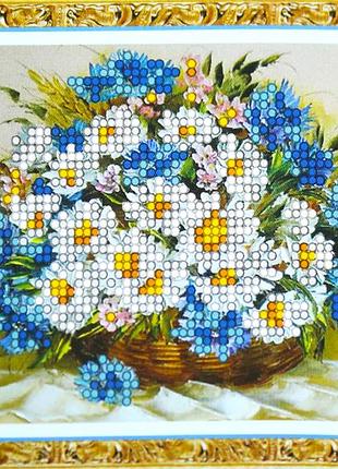 Набір для вишивання бісером 9х13см:мм-105 польові квіти