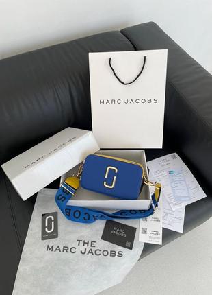 💙💛 marc jacobs the snapshot yellow blue новинка трендова жовто блакитна сумочка марк джейкобс прапор україни патріотична жёлтая голубая сумка флаг8 фото