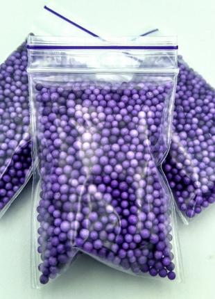 Фиолетовые шарики для слаймов (50529)2 фото