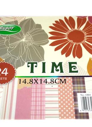 Скрапбукинг 24 листов 15.2х15.2см/160gsm/№1801