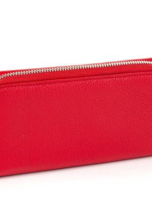 Жіночий шкіряний гаманець karya 1140-46 червоний2 фото