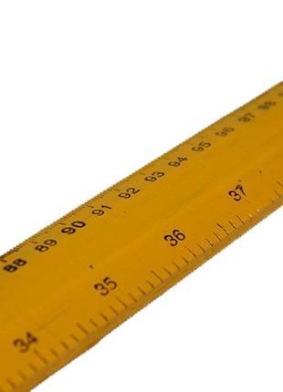 Лінійка кравецька дерев'яна 3.5см/1м