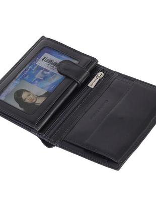 Мужское портмоне eminsa 1023-12-1 кожаное черное