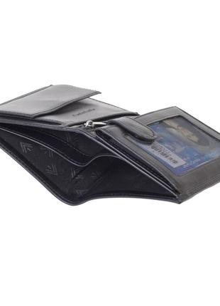 Мужское портмоне eminsa 1023-12-1 кожаное черное