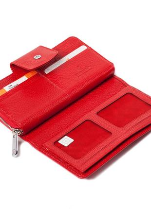 Жіночий гаманець шкіряний червоний eminsa 2149-12-55 фото