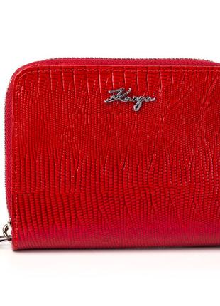 Женский кожаный кошелек karya 1152-074 красный