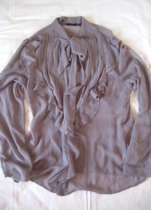 Легка блуза з бантом marks&spencer3 фото