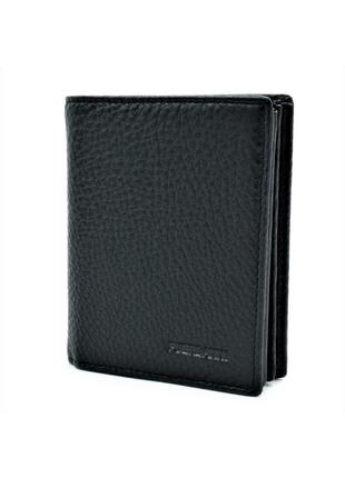 Чоловічий шкіряний гаманець weatro чорний nw-k-f9903-2w