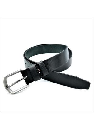 Шкіряний чоловічий ремінь чорний weatro nw-tur-40k-0026