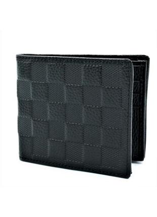 Чоловічий шкіряний гаманець weatro чорний nw-k-8916-13-1