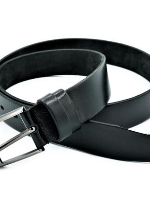 Кожаный мужской ремень weatro чёрный nw-us-35k-001