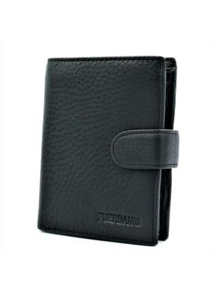 Чоловічий шкіряний гаманець weatro чорний nw-k-a1002