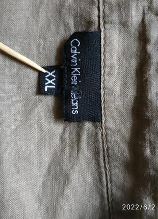 Сорочка з китайської кропиви calvin klein jeans наш розмір 50, нова4 фото