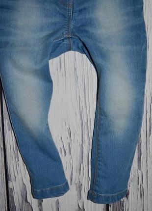 12 - 18 месяцев 86 см фирменные джинсы скинни узкачи для моднявок джеггинсы next некст5 фото