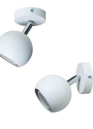 Світильник бра core спот поворотний nl 11151-1 wh (gu5.3) білий msk electric