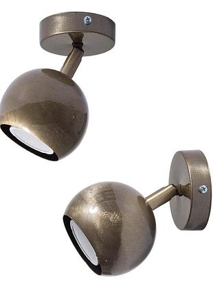 Світильник спот core поворотний (gu5.3) nl 11151-1 bn бронза msk electric