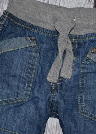 Фирменные джинсы джинсики тертые для моднявок 9 - 12 месяцев 80 см next некст3 фото