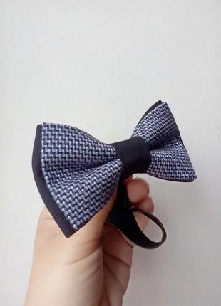 Краватка-метелик синій дитячий3 фото