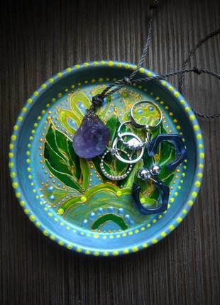 Глиняная тарелка .clay plate3 фото