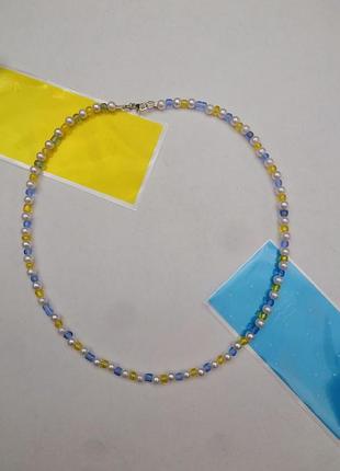 Патріотичний чокер у кольорі прапора україни