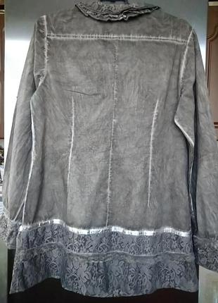 Блузка в стилі бохо, мережива2 фото