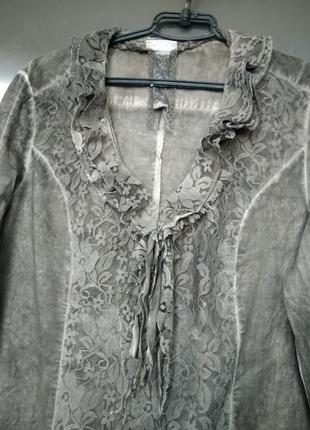 Блузка в стилі бохо, мережива3 фото