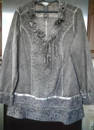 Блузка в стилі бохо, мережива6 фото