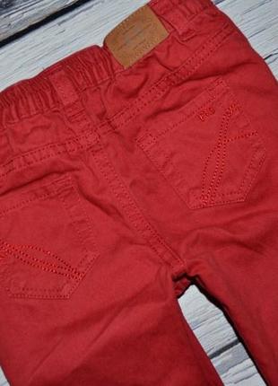 Обалденные штаны джинсы скини узкачи кирпичные 18 - 24 месяцев7 фото
