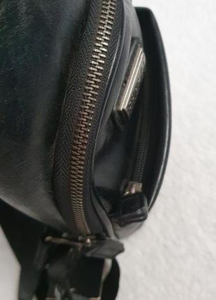 Стильный мужской рюкзак на одной лямке/ сумка-рюкзак на одном ремне/ молодёжная сумка через плечо8 фото