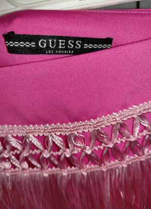 Юбка мини с бахромой guess9 фото