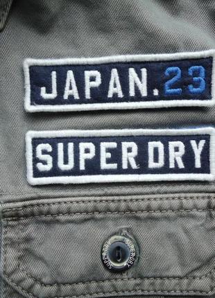 Рубашка  куртка superdry military женская (xl)6 фото