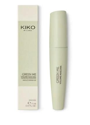 Kiko milano green me volume mascara effetto estremo туш для вій обсягу