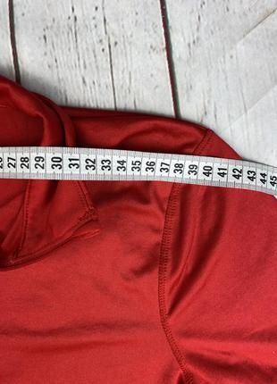Женская спортивная кофта беговая тренировочная термо красного цвета under armour9 фото
