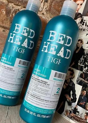 Зволожуючий шампунь, кондиціонер для волосся tigi bed head urban anti+dotes recovery