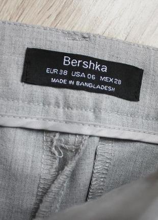 Серые брюки bershka8 фото