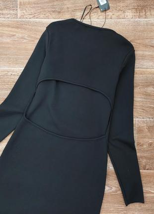 Чорна сукна з відкритою спиною primark