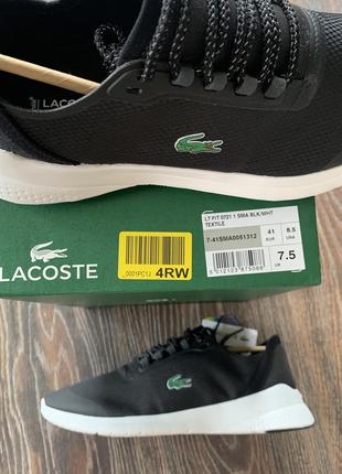 Кросівки снікерси lacoste Gris 41 оригинал9 фото