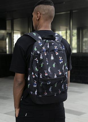 Рюкзак текстильный с принтом rabbit